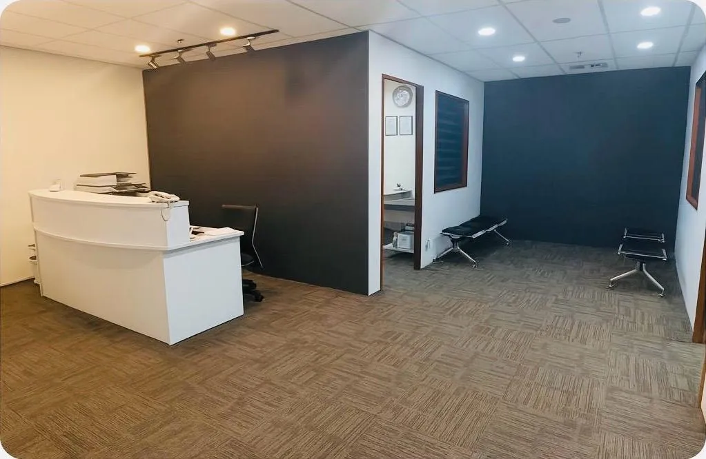 Clinic reception and waiting area