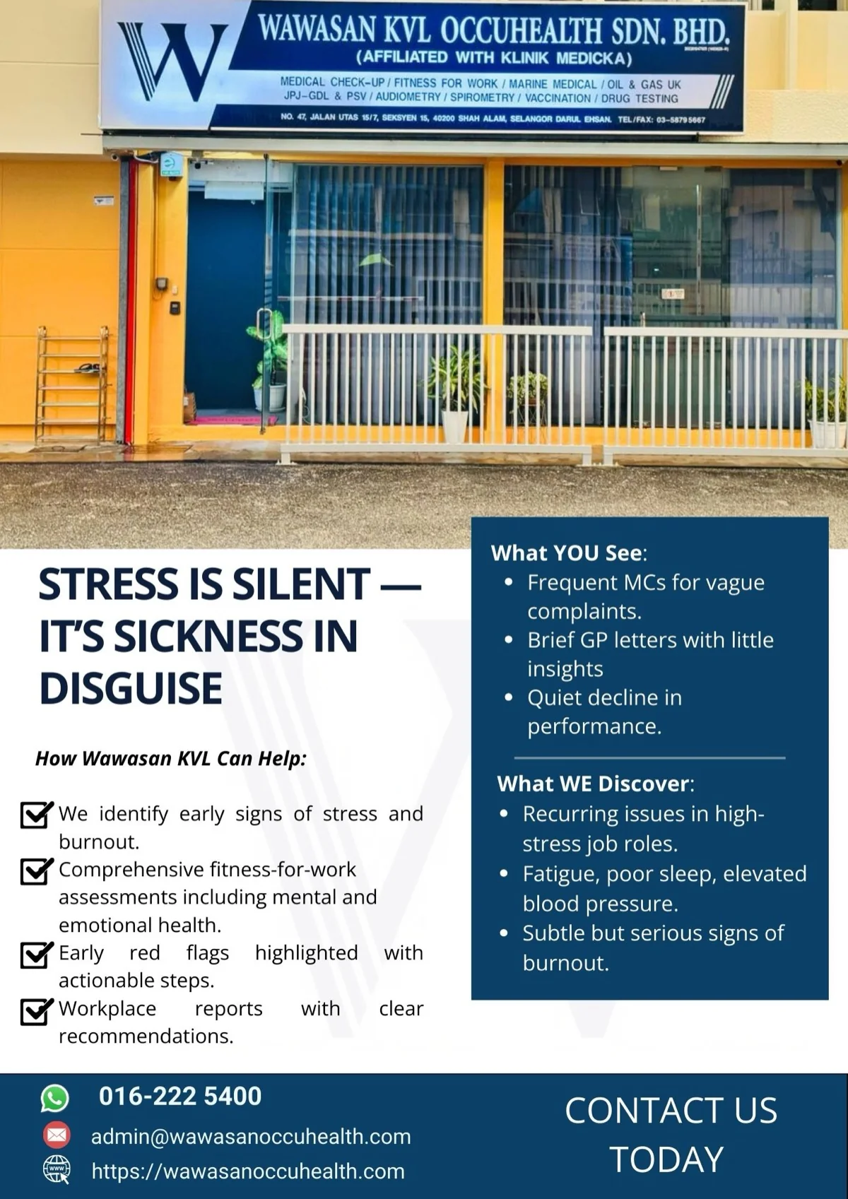 Stress Mental Health Workplace Newsletter